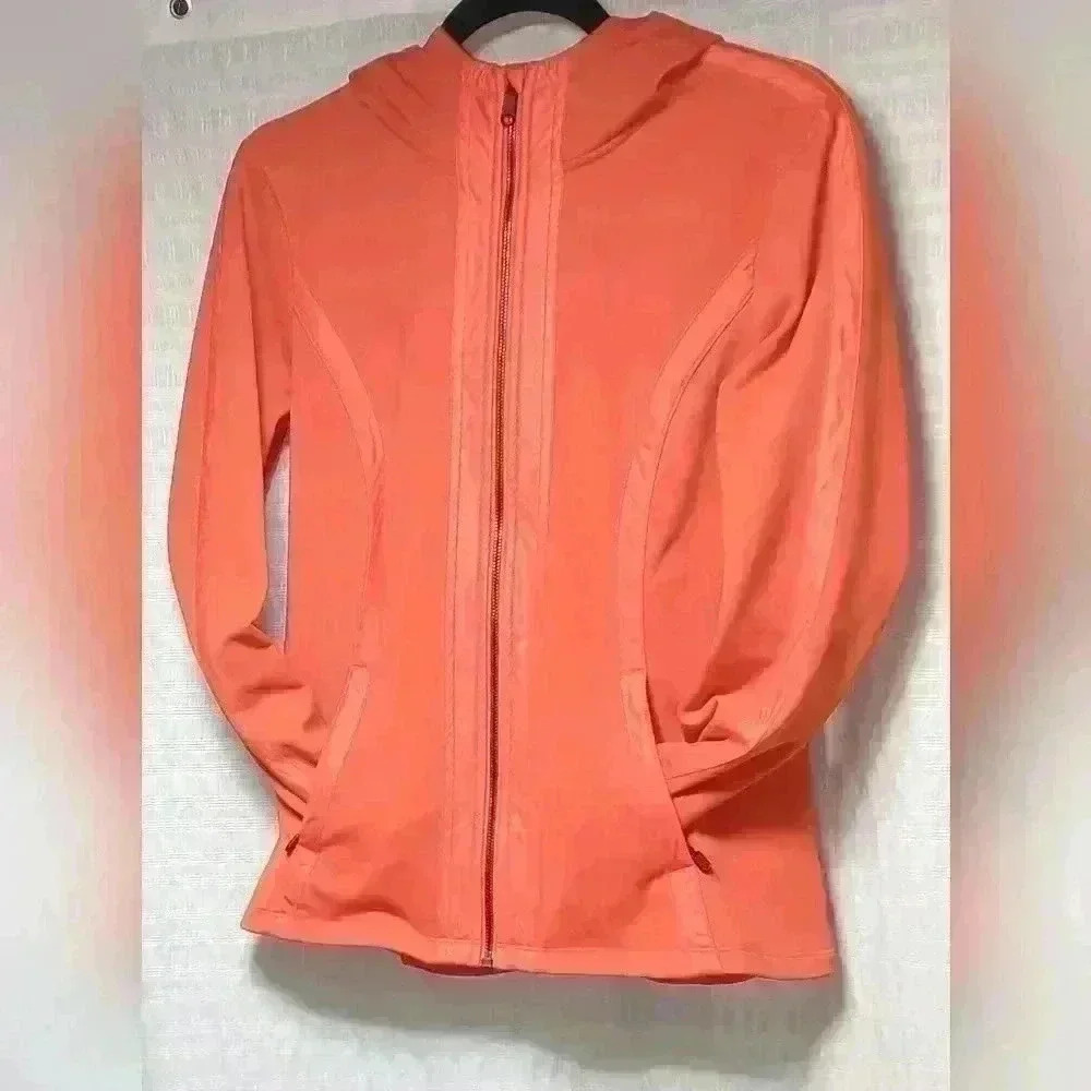 Athleta full zip, fleece lined jacket. Ladies size M